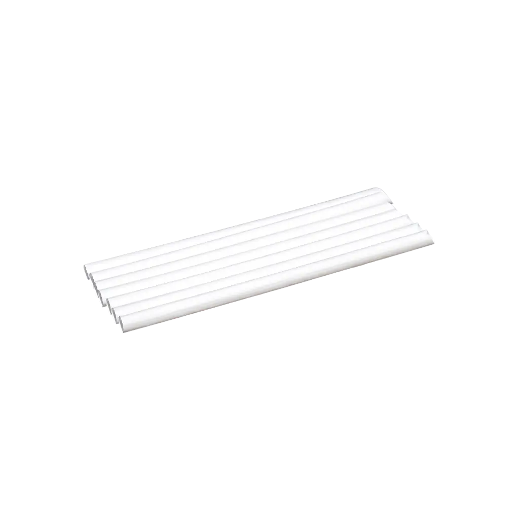 Bubble Tea straw in white recyclable PP 23cm ø 12mm - Food-certified and reusable (pack of 100)