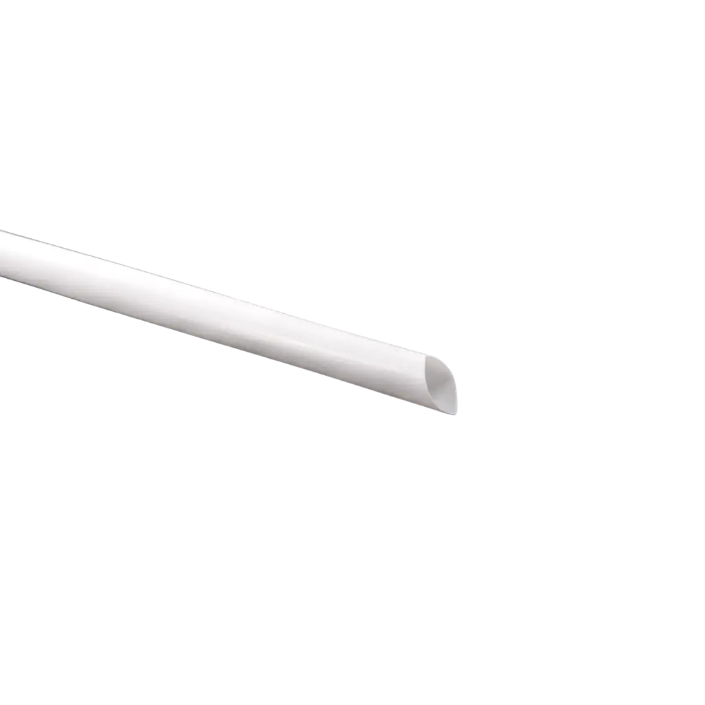 Bubble Tea straw in white recyclable PP 23cm ø 12mm - Food-certified and reusable (pack of 100)