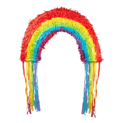 Rainbow piñata - 58 cm