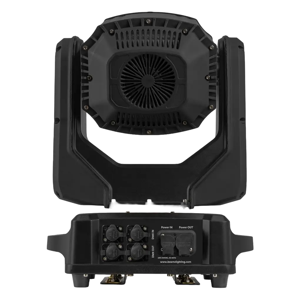Set of 2 "NEREID120W" Beamlights - IP65 waterproof with flight-case