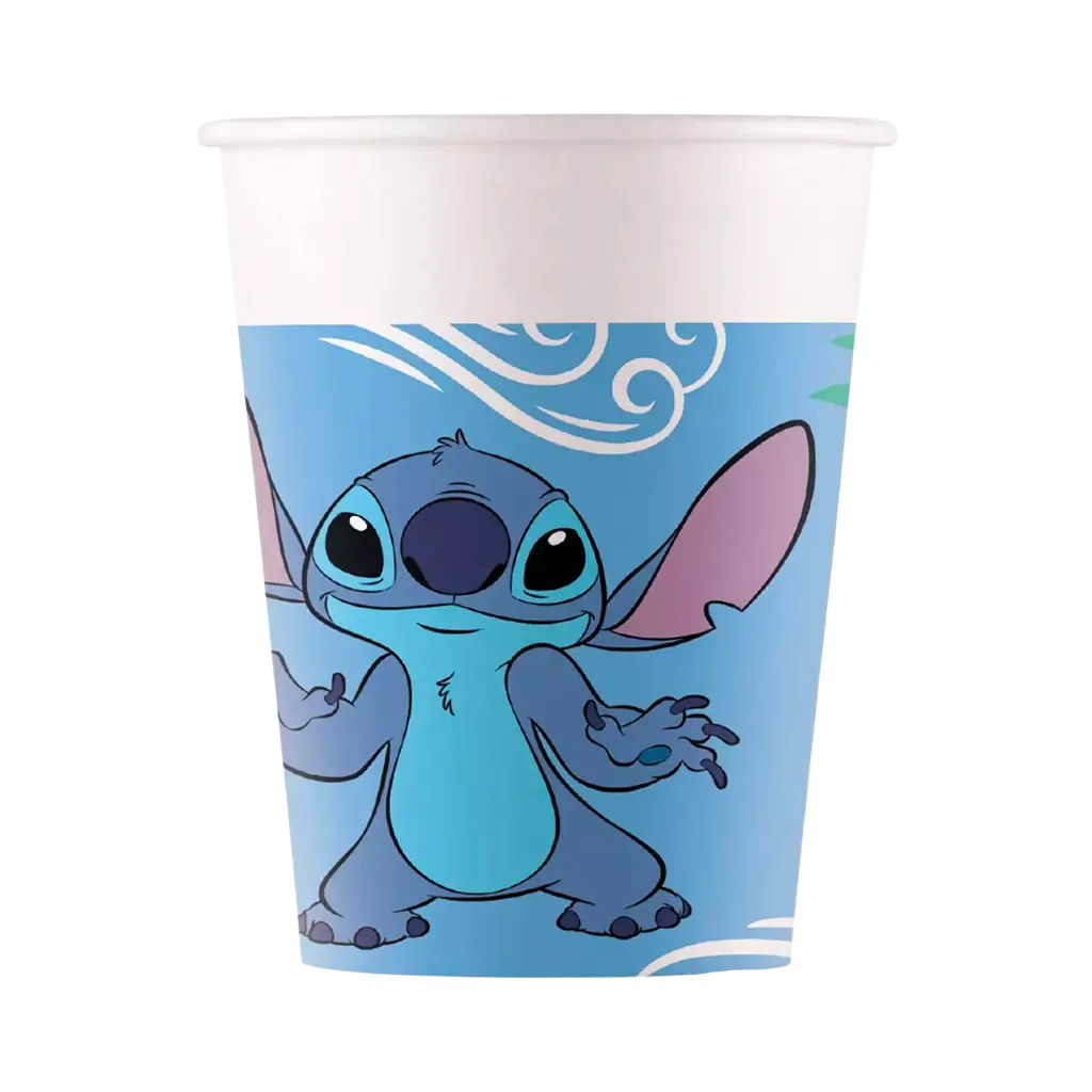 Stitch paper cup - 25cl - Set of 8