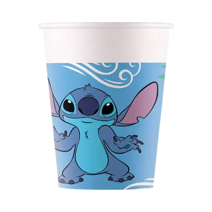 Stitch paper cup - 25cl - Set of 8