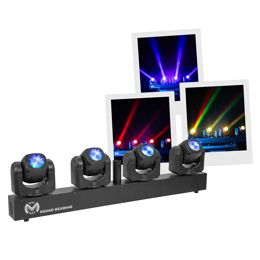 Effect LED beam "Squad Beam 440" 4 heads 40 W 2.5° beam - Mac Mah