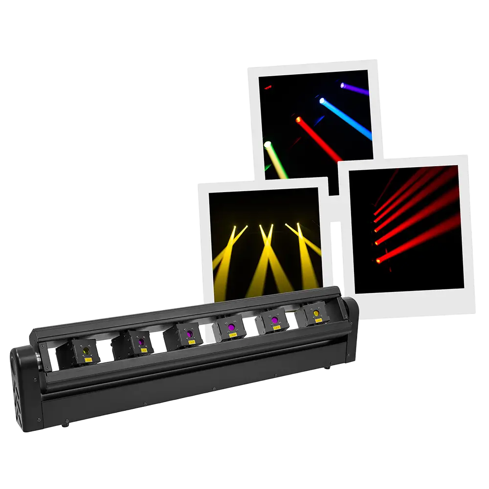 Laser bar pro "Laser Bar 6X1000RGB" 6×1000 mW motorised RGB - Evolite
