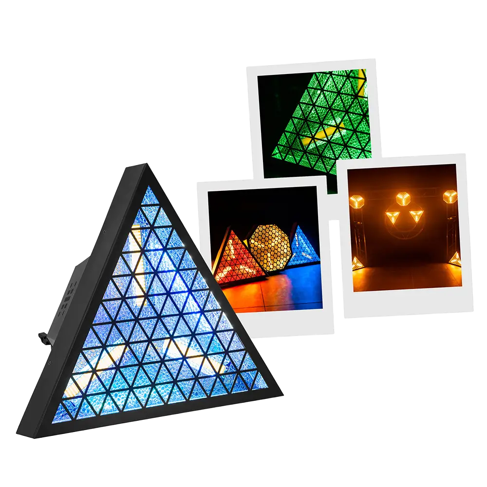 Amber-T" retro LED effect amber tube + RGB DMX - Mac Mah