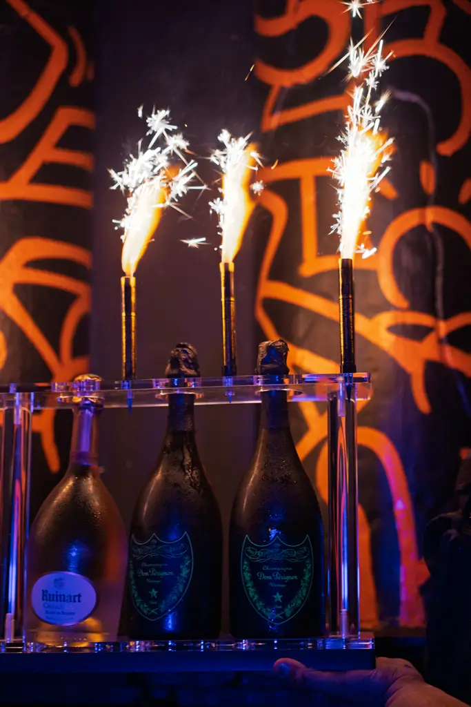 VIP 5-Bottle Show Line Display | By Sparklers®
