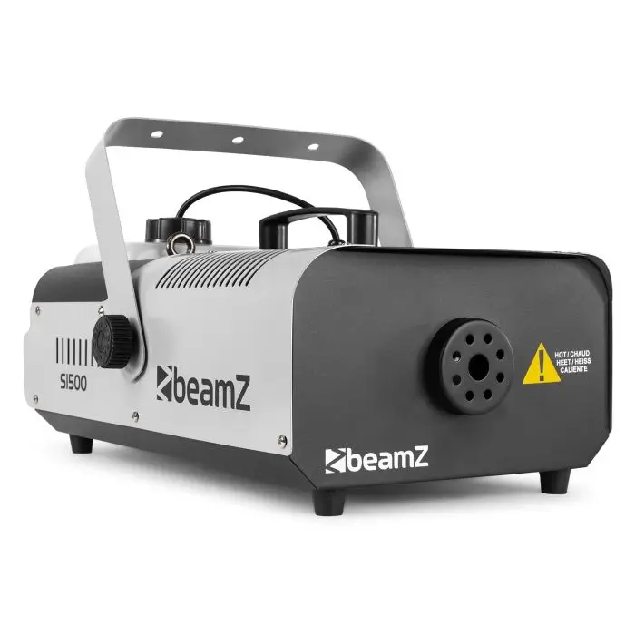 BEAMZ S1500 Smoke Machine with DMX - 1500W + Wired Remote Control with Timer