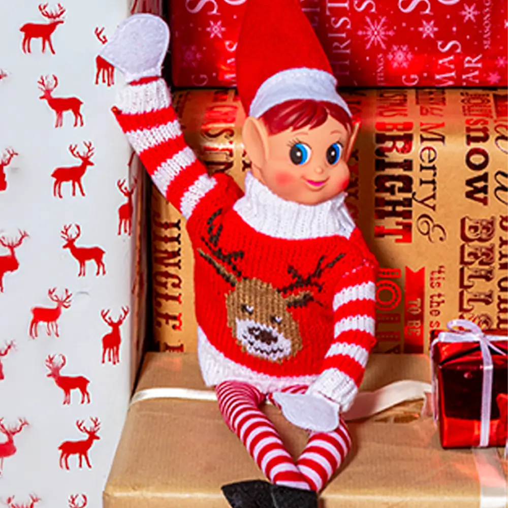 Christmas jumper elf disguise (Set of 4)