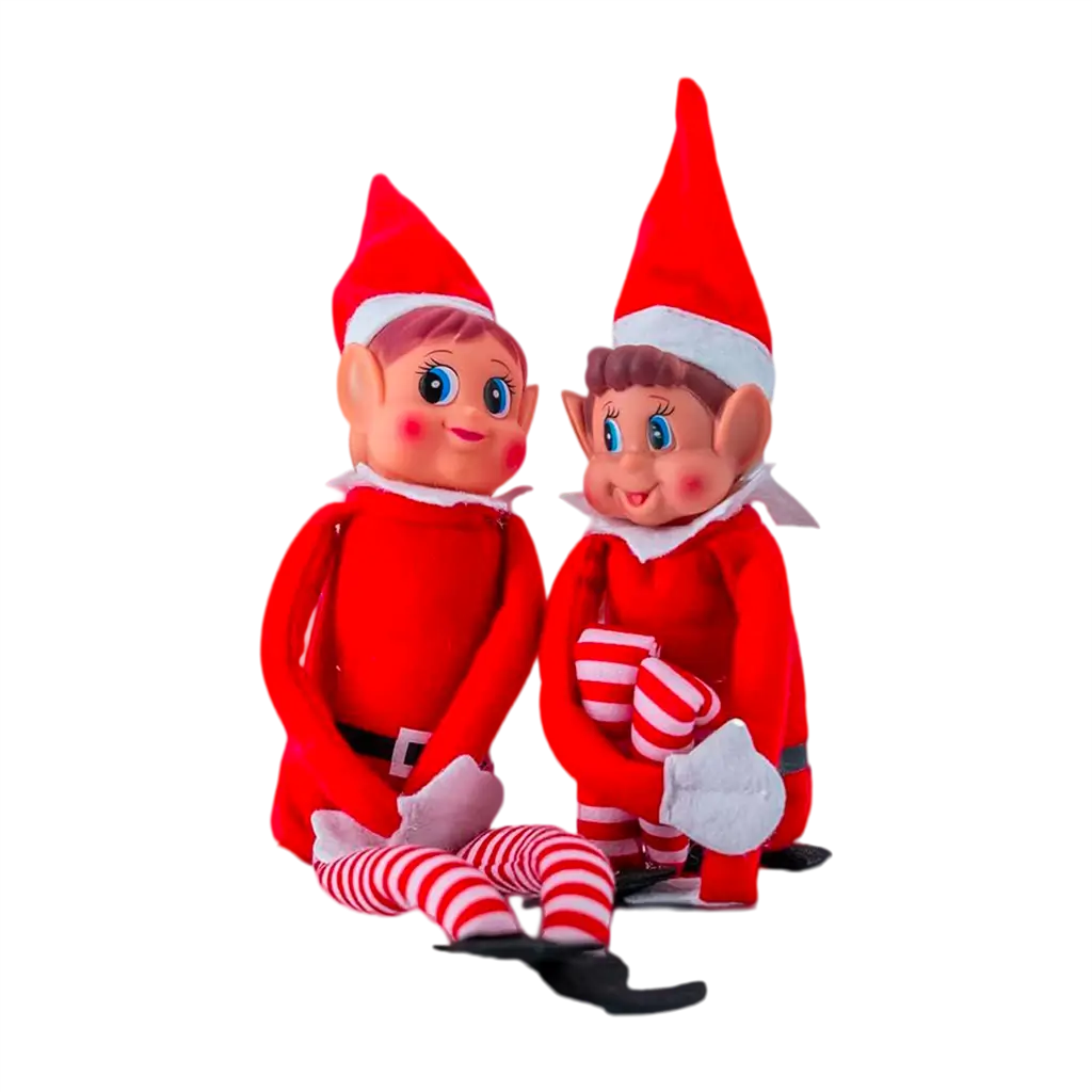 Christmas prankster elves for boys and girls (Set of 2)