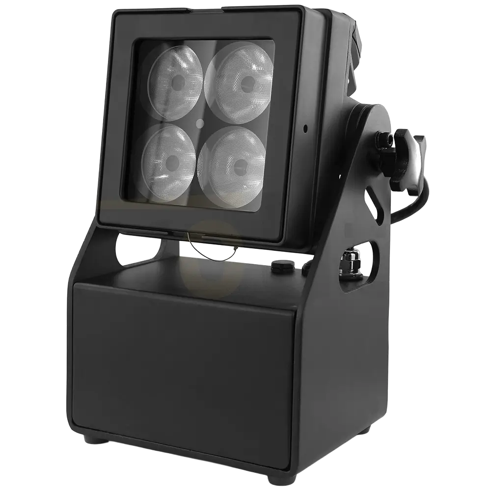 Evolite Tropikolor LED PAR light 4x15W FC - battery-powered IP65 (x6)