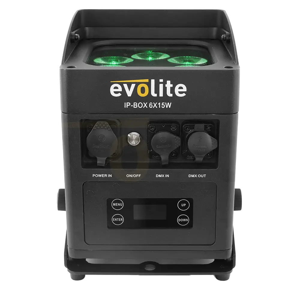 Evolite IP-Box 6×15W waterproof floodlight - LED on battery IP65