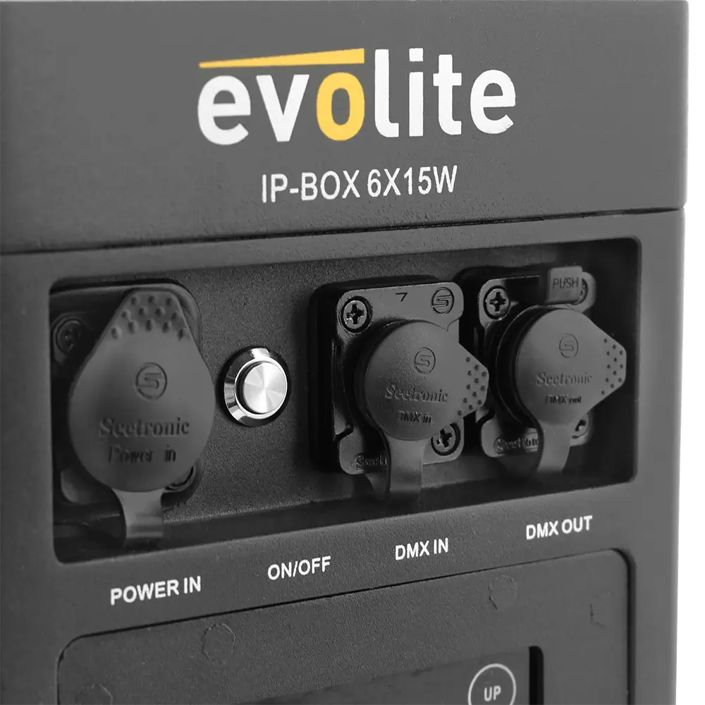 Evolite IP-Box 6×15W waterproof floodlight - LED on battery IP65