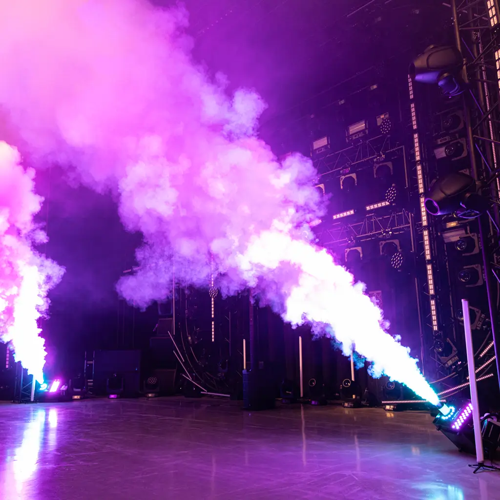 Outdoor CO2 fog machine - Pro Fogjet CO2 IP Evolite - Powerful jet & DMX (IP54)