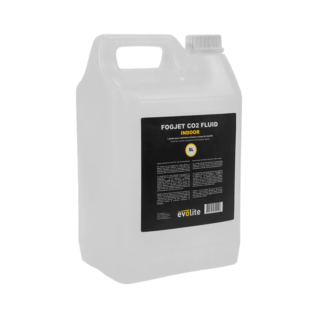 CO2 fog fluid - FogJet CO2 Indoor Evolite - Indoor use - 5L can