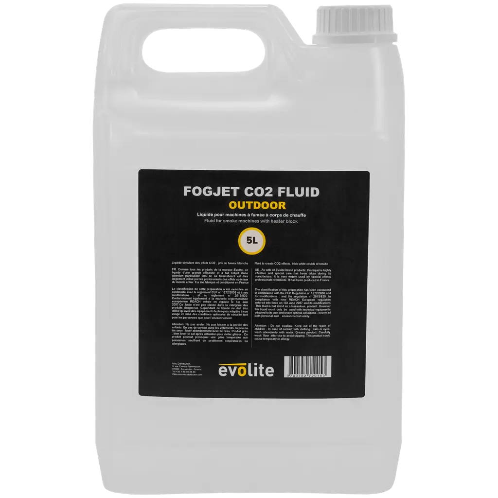 CO2 fog fluid - FogJet CO2 Outdoor Evolite - Outdoor use - 5L canister