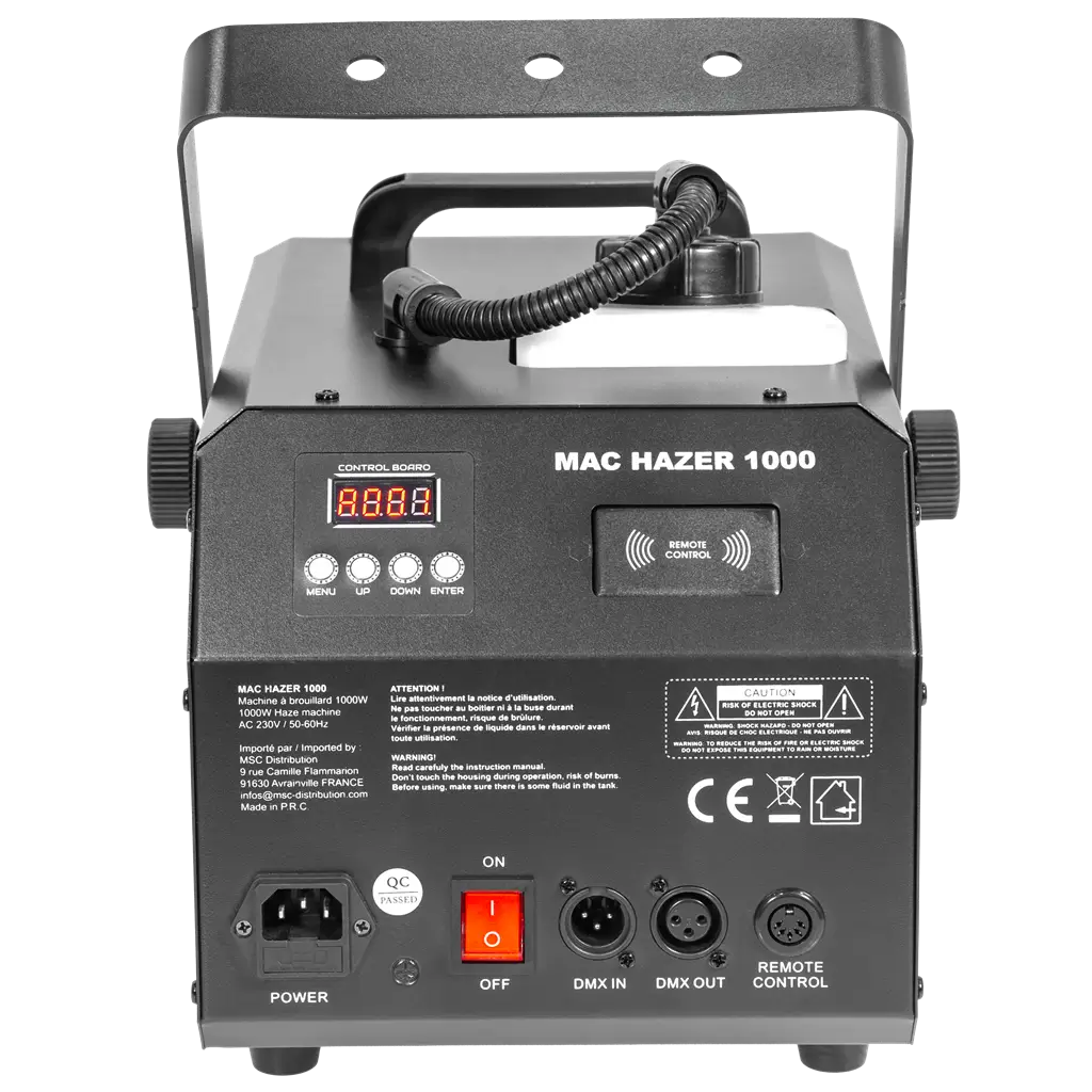 1000 W fog machine - Mac Hazer 1000 Mac Mah - Light fog & DMX control