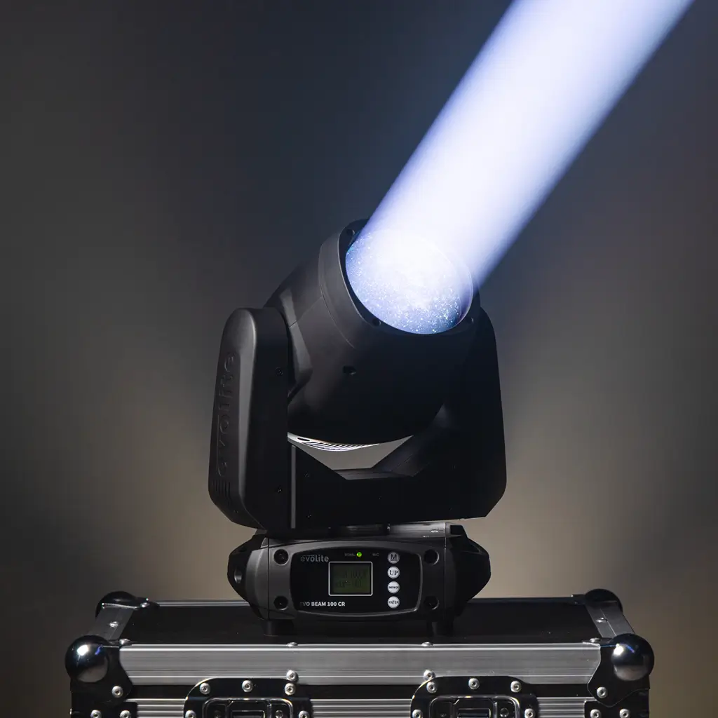 100W beam projector - Evo Beam 100 CR Evolite - DMX control & multicolour LEDs