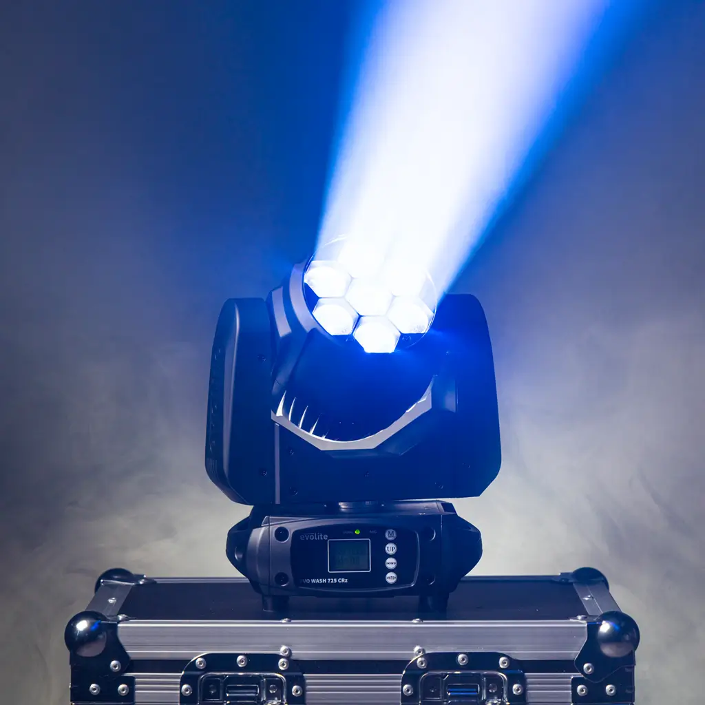 Wash spotlight 725 W - Evo Wash 725 CRz Evolite - Multicolour LED & DMX control