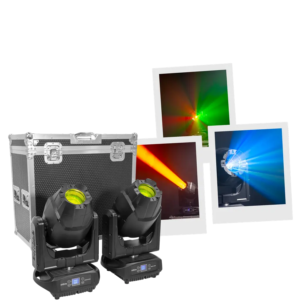 250 W Hybrid floodlight - Shield H250 IP65 Evolite - Indoor and outdoor use - DMX & Gobos