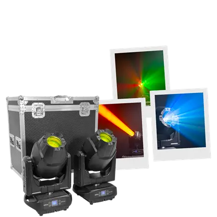 250 W Hybrid floodlight - Shield H250 IP65 Evolite - Indoor and outdoor use - DMX & Gobos