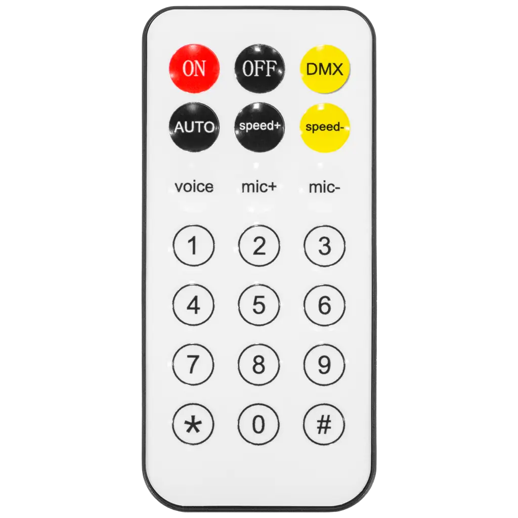 Rotating effects projector - BoomTone DJ spinner - Multicolour LED & strobe & DMX control
