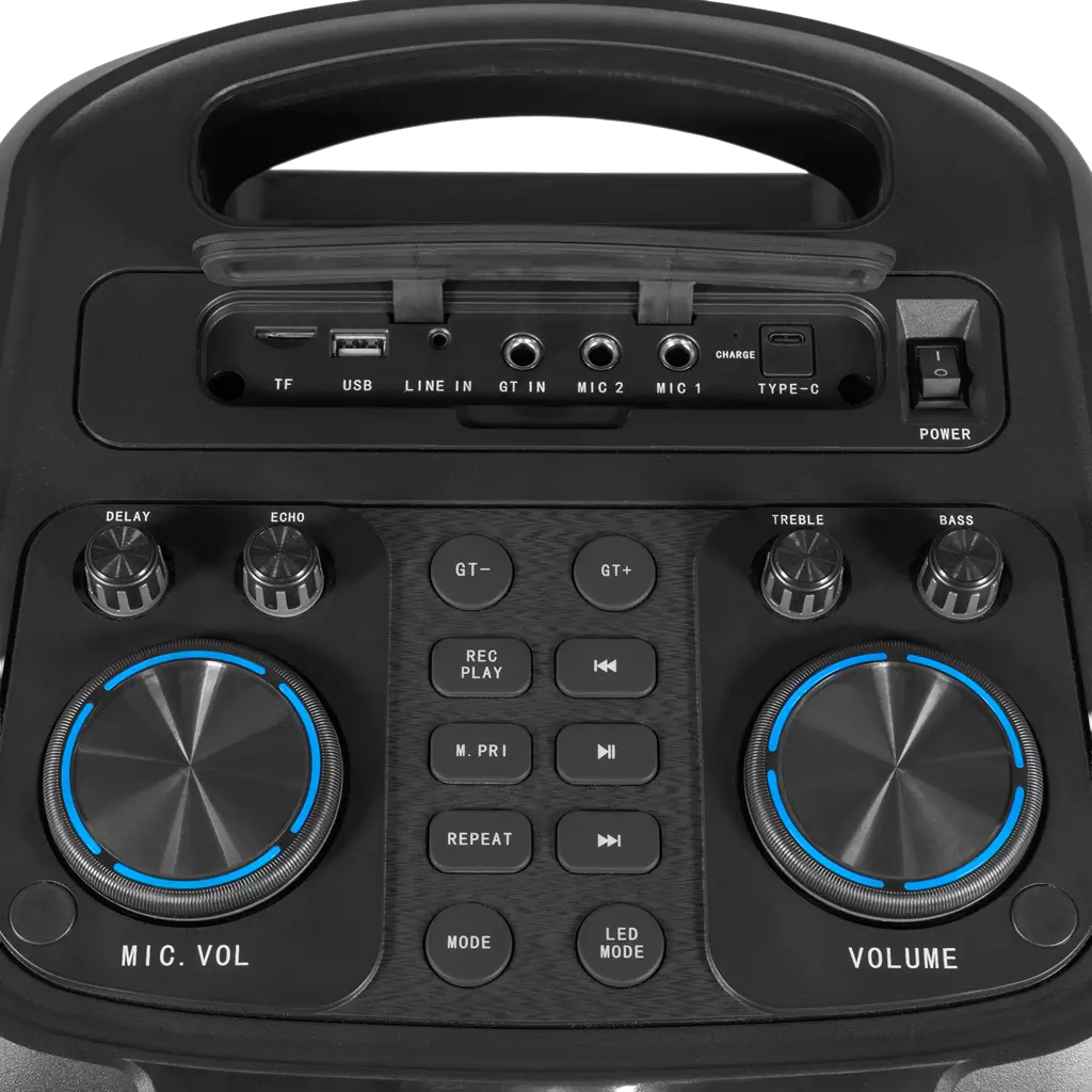 Portable speaker - Boomaster 900 BoomTone DJ - 900 W, Bluetooth 5.0 & LED lighting