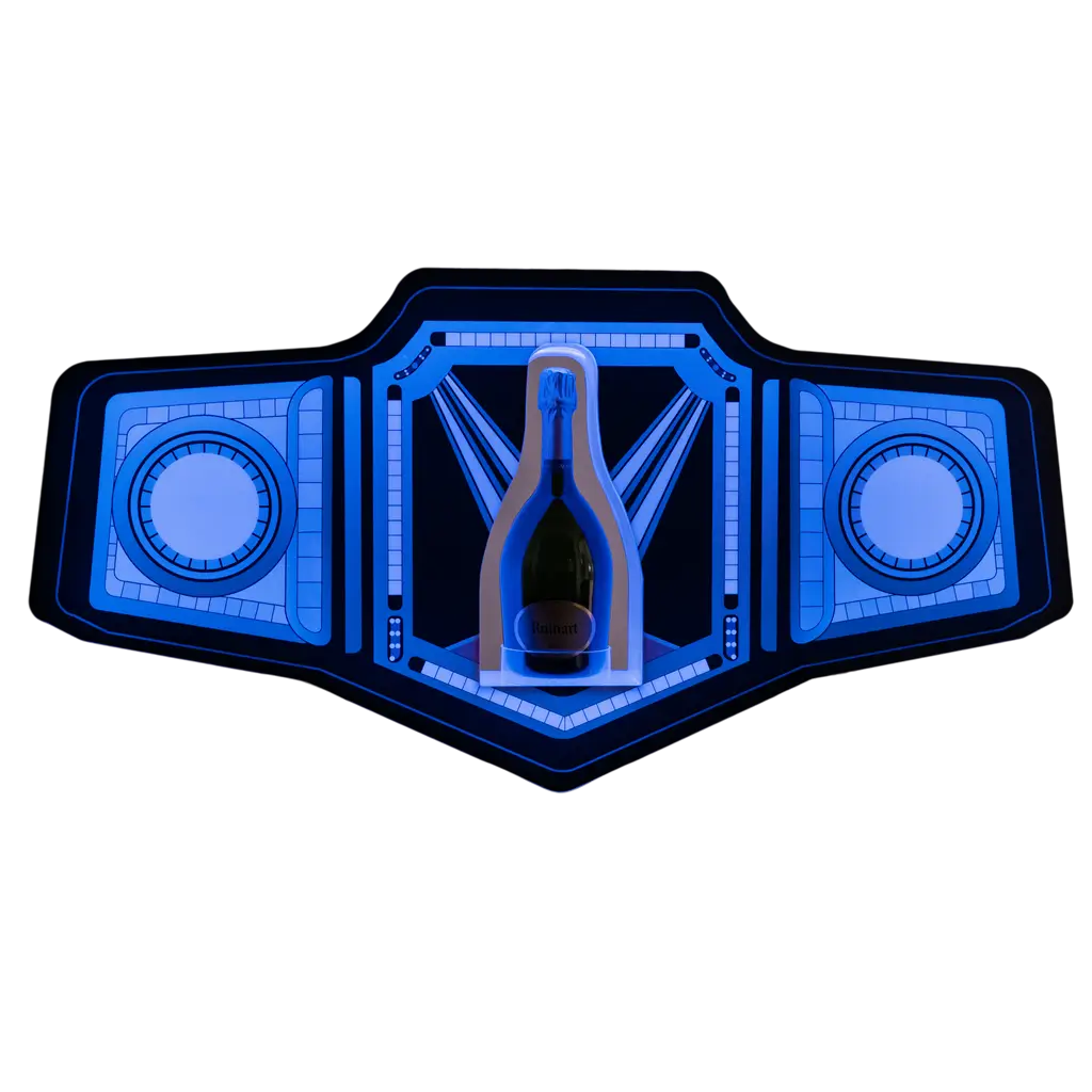 Rituel de service "Boxe" - Illuminated VIP bottle display | By Sparklers