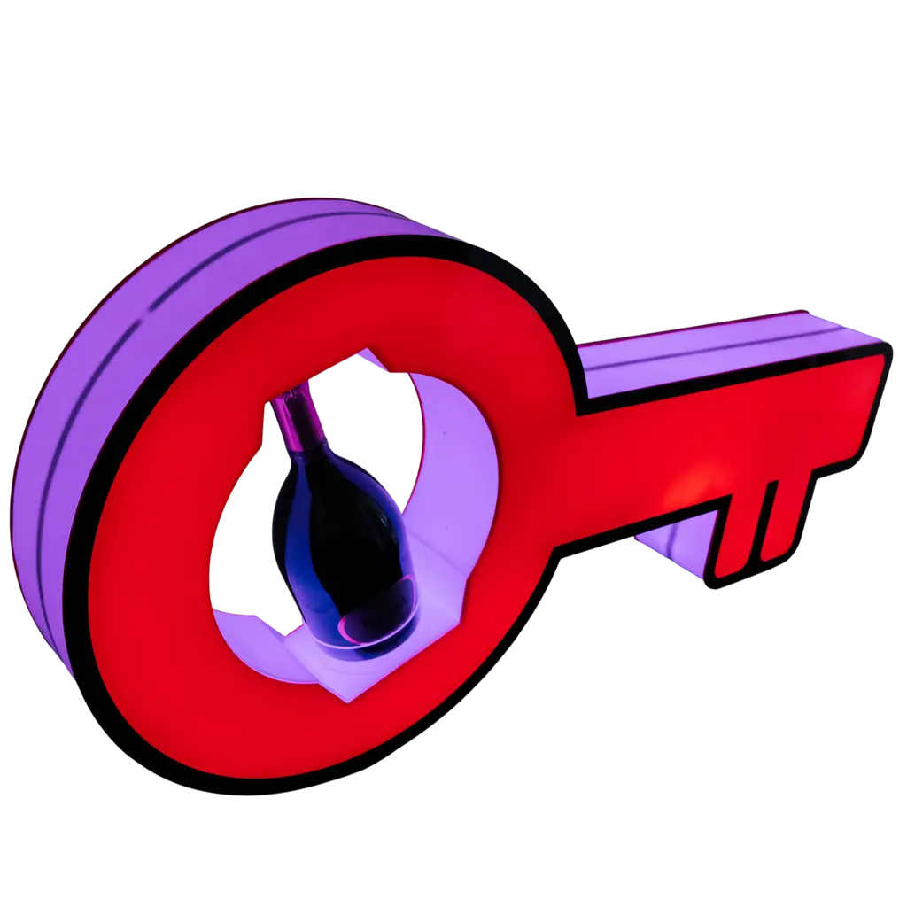 Key service ritual - Illuminated VIP bottle display | By Sparklers®