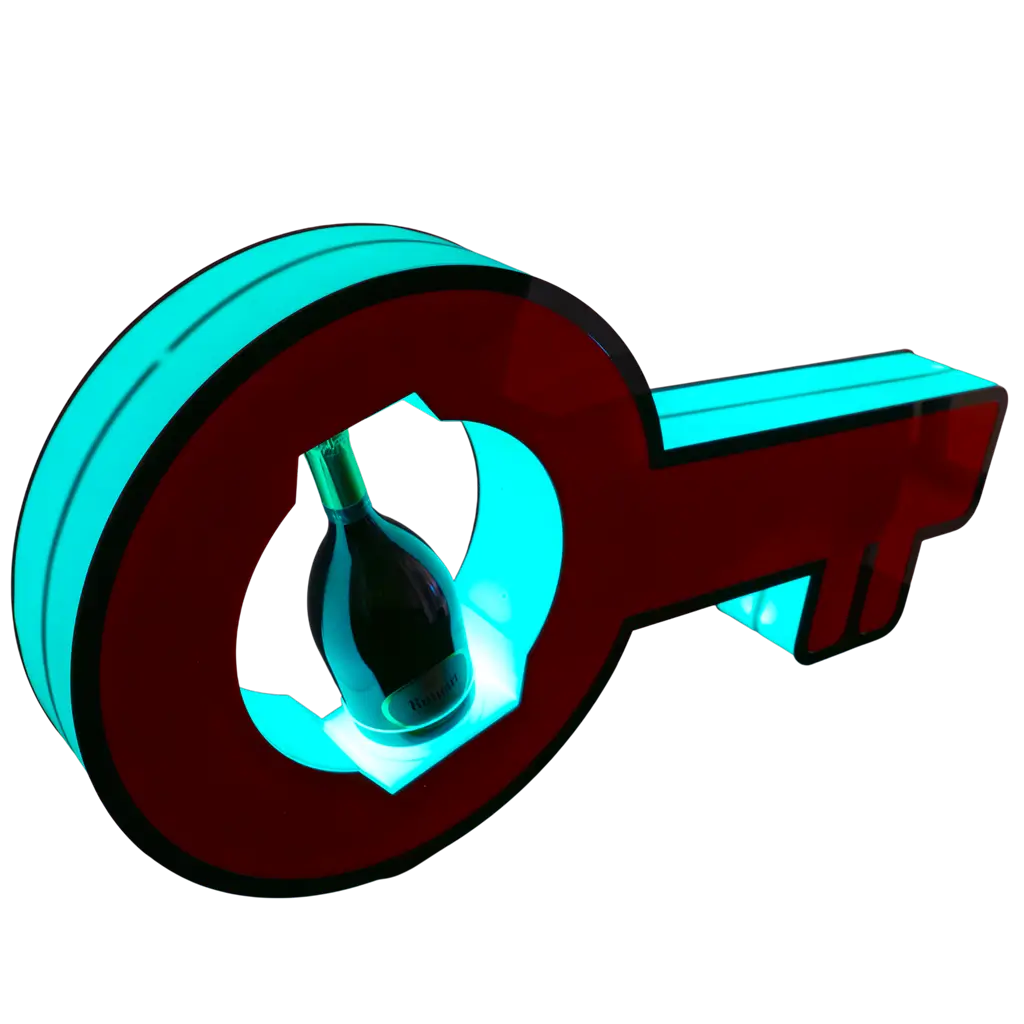 Key service ritual - Illuminated VIP bottle display | By Sparklers®