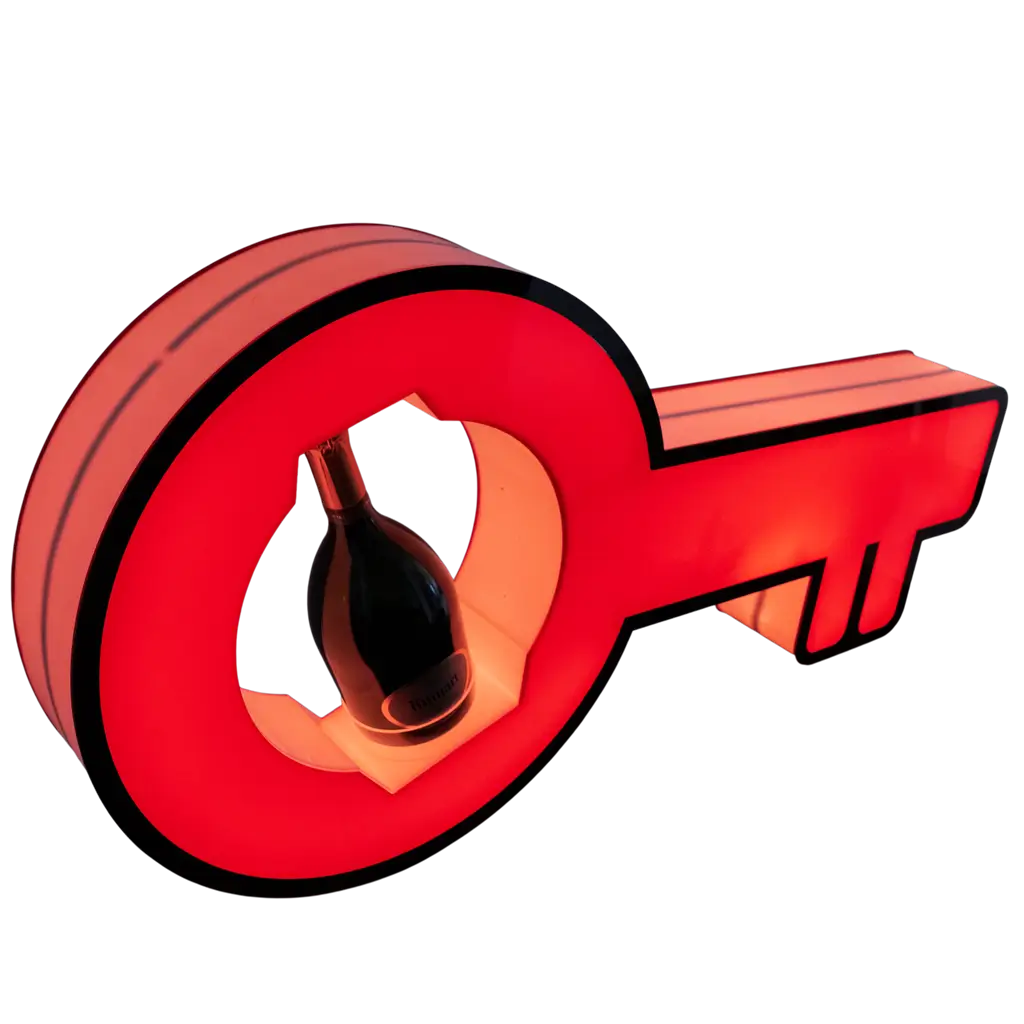 Key service ritual - Illuminated VIP bottle display | By Sparklers®