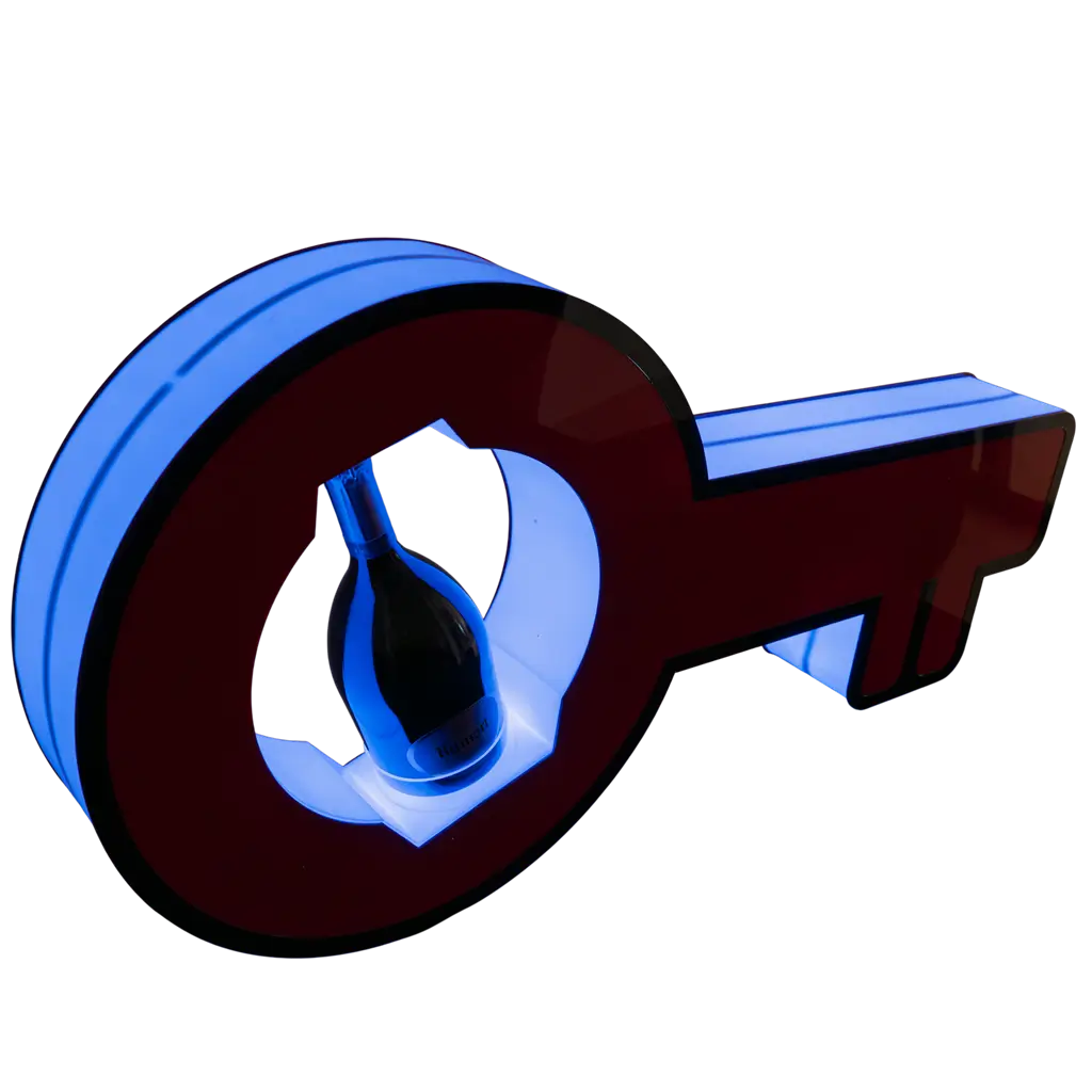Key service ritual - Illuminated VIP bottle display | By Sparklers®