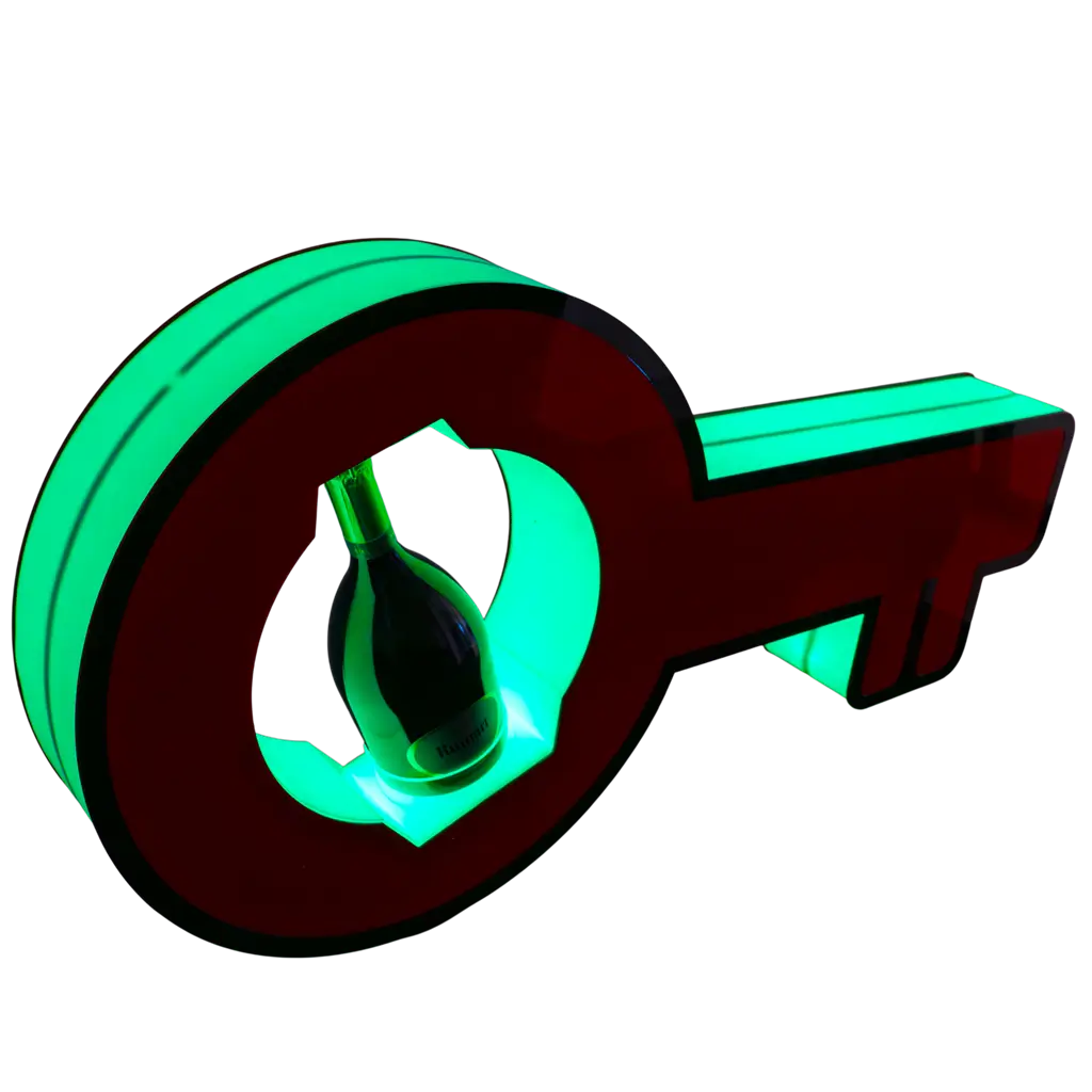 Key service ritual - Illuminated VIP bottle display | By Sparklers®