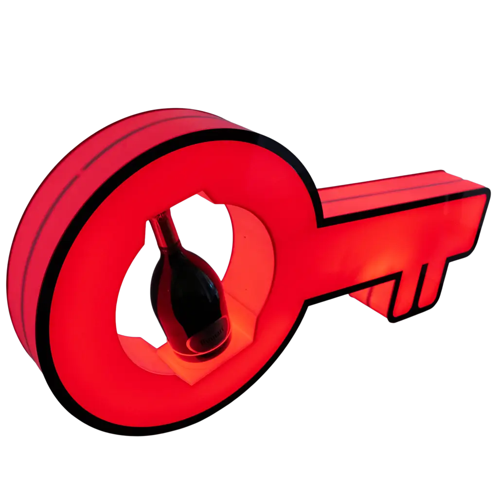 Key service ritual - Illuminated VIP bottle display | By Sparklers®