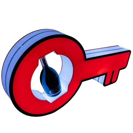 Key service ritual - Illuminated VIP bottle display | By Sparklers®