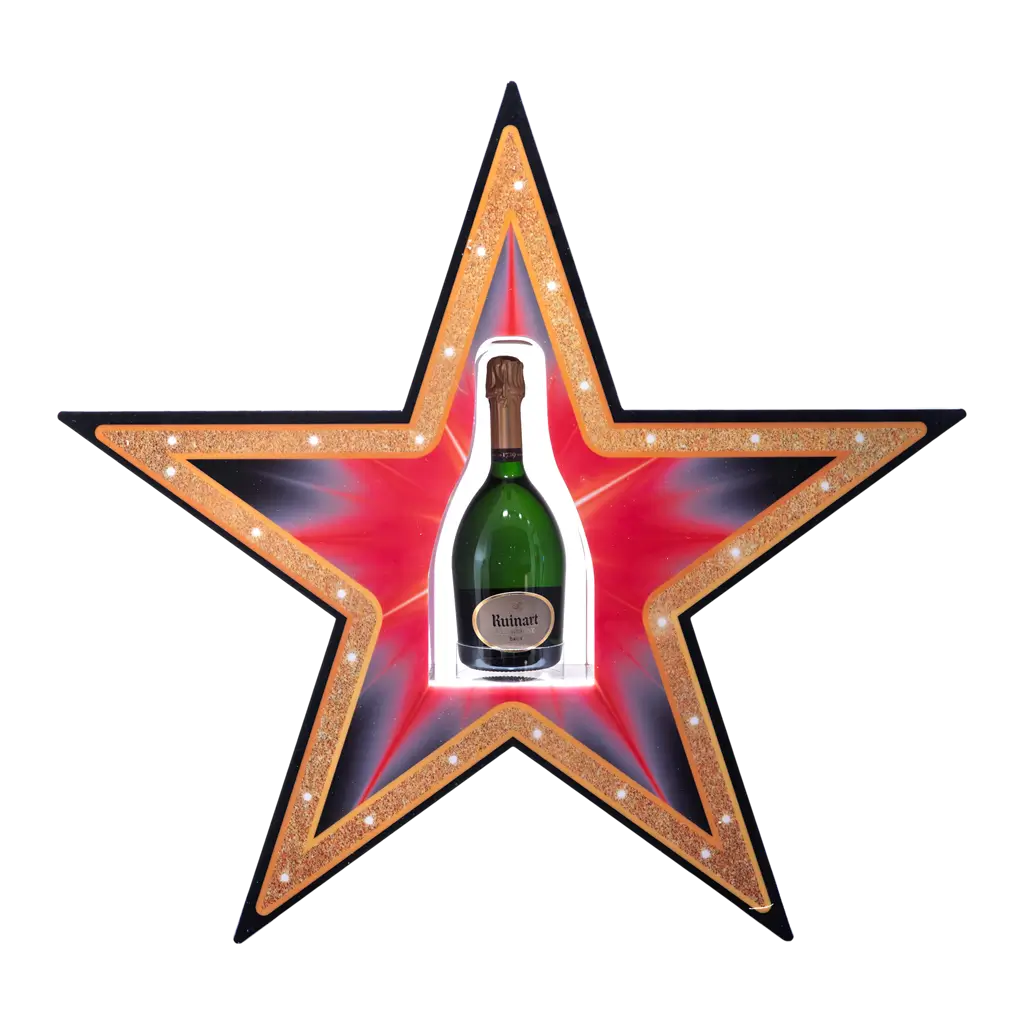 Rituel de service "Étoile" - Illuminated VIP bottle display | By Sparklers