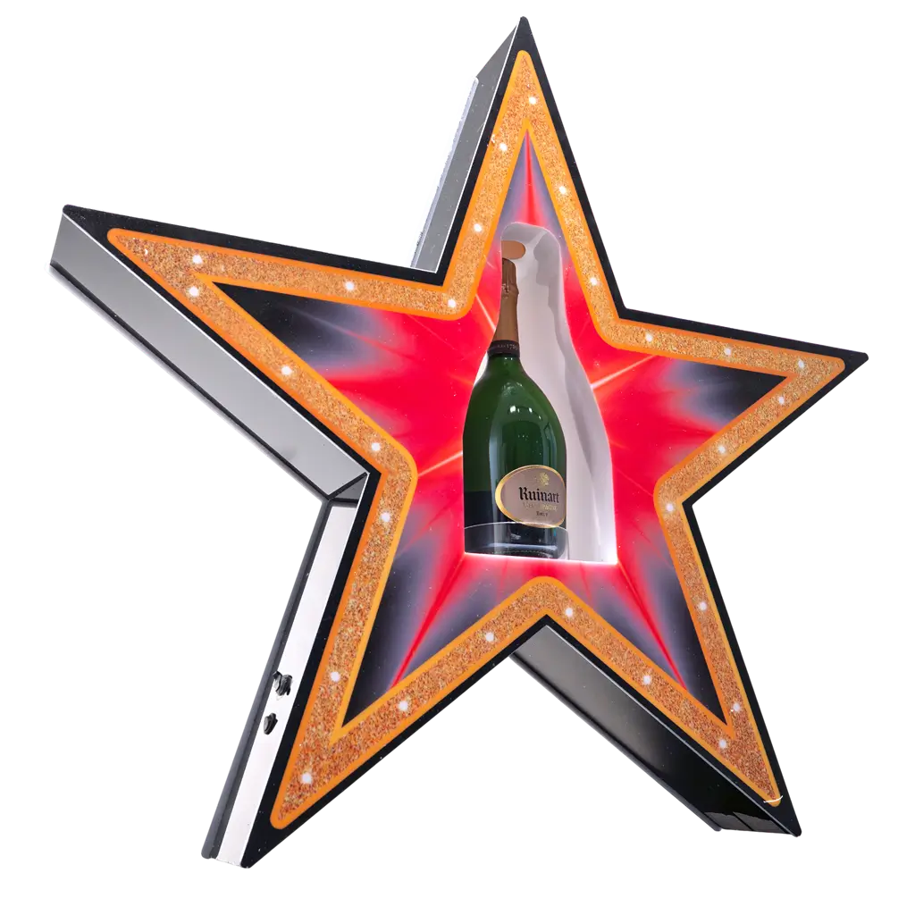 Rituel de service "Étoile" - Illuminated VIP bottle display | By Sparklers