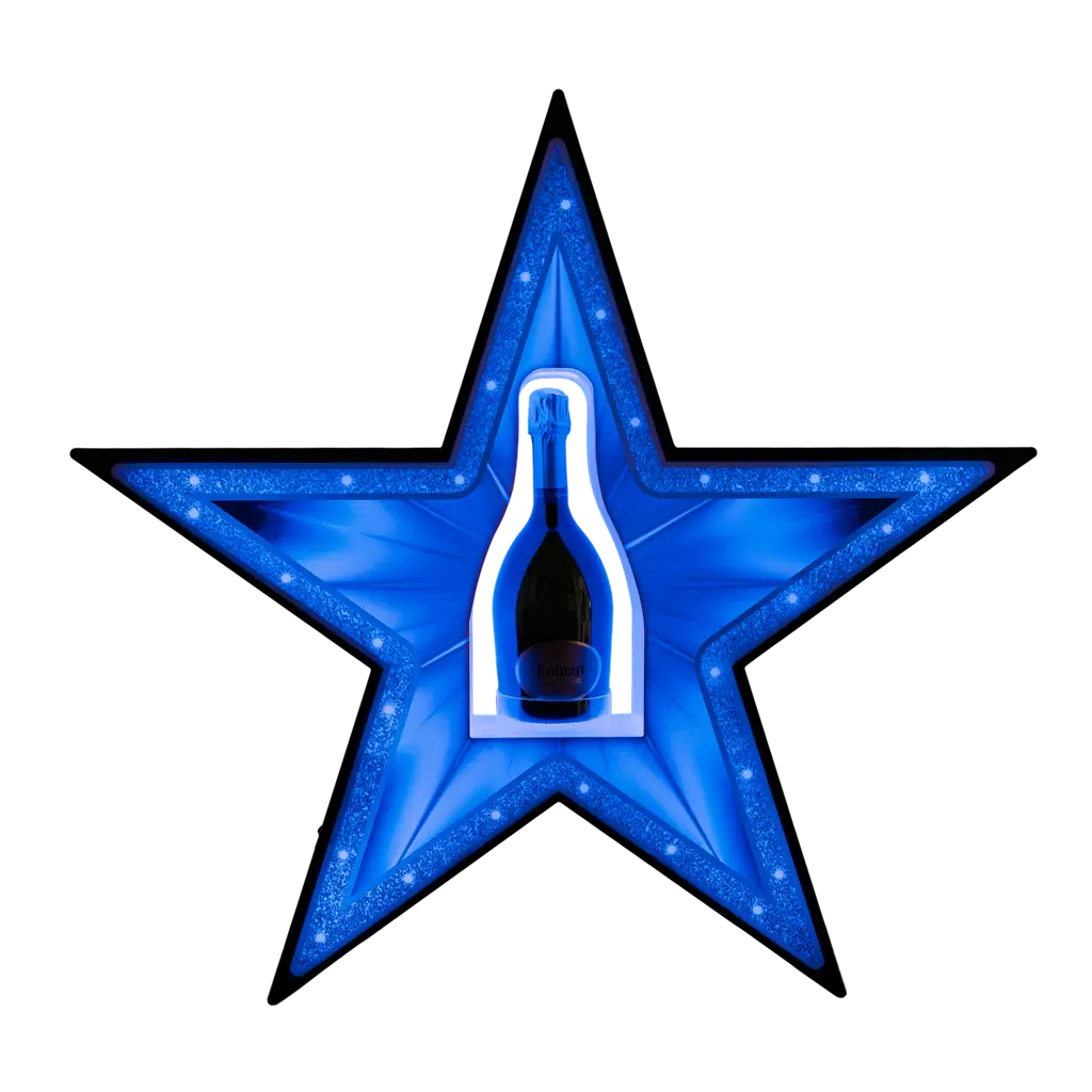 Rituel de service "Étoile" - Illuminated VIP bottle display | By Sparklers