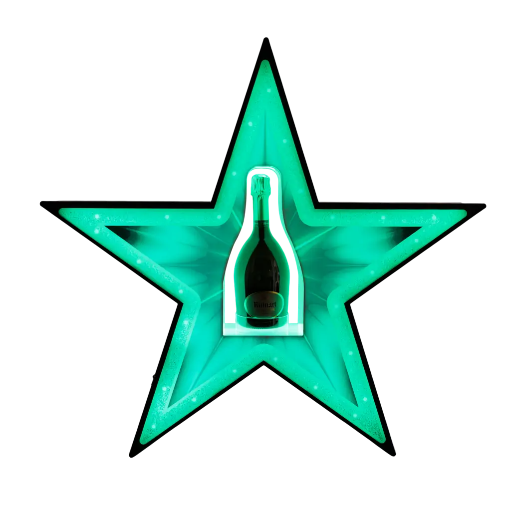 Rituel de service "Étoile" - Illuminated VIP bottle display | By Sparklers