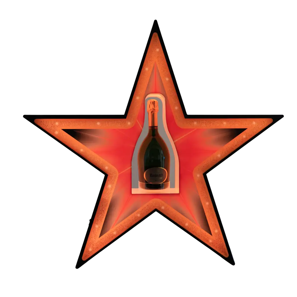 Rituel de service "Étoile" - Illuminated VIP bottle display | By Sparklers
