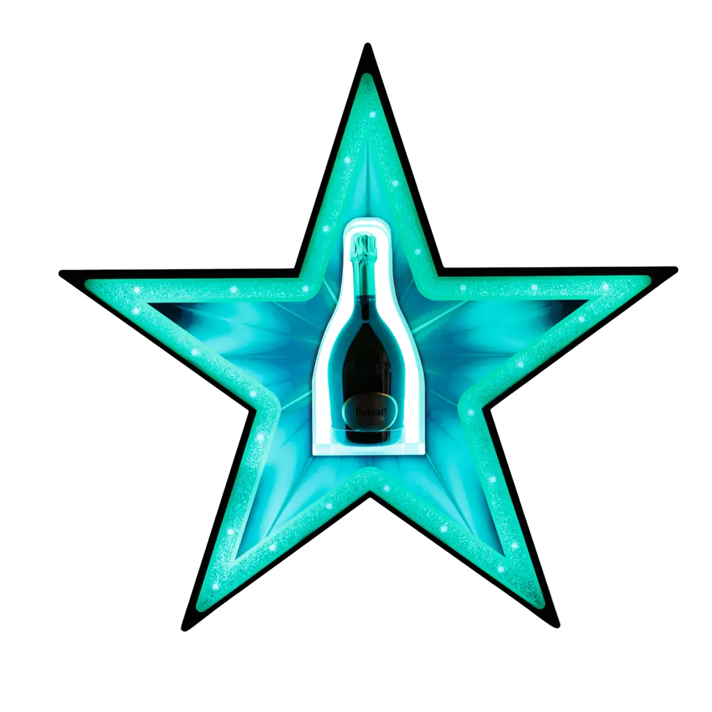 Rituel de service "Étoile" - Illuminated VIP bottle display | By Sparklers