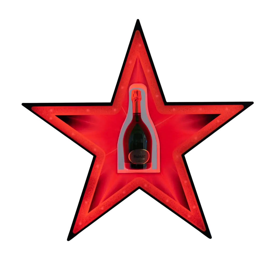 Rituel de service "Étoile" - Illuminated VIP bottle display | By Sparklers