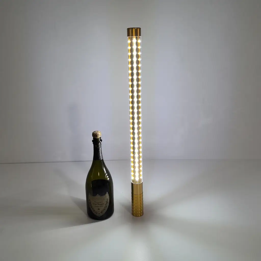 XXL LED BOTTLE V.I.P GOLD - 60x4cm