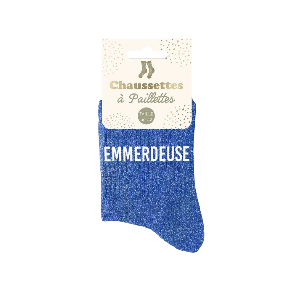 Emmerdeuse glitter socks - One size 36-42