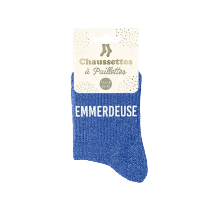 Emmerdeuse glitter socks - One size 36-42