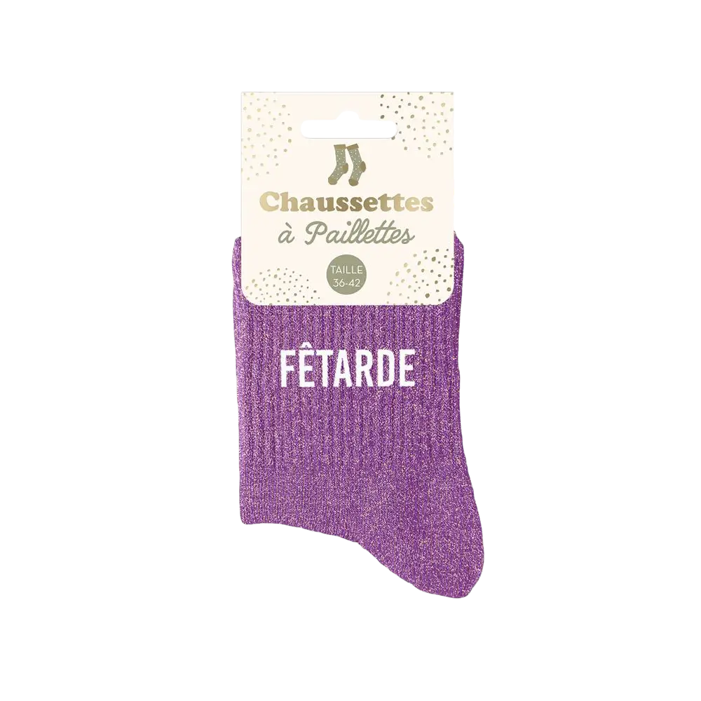 Sequined fetard socks - One size 36-42