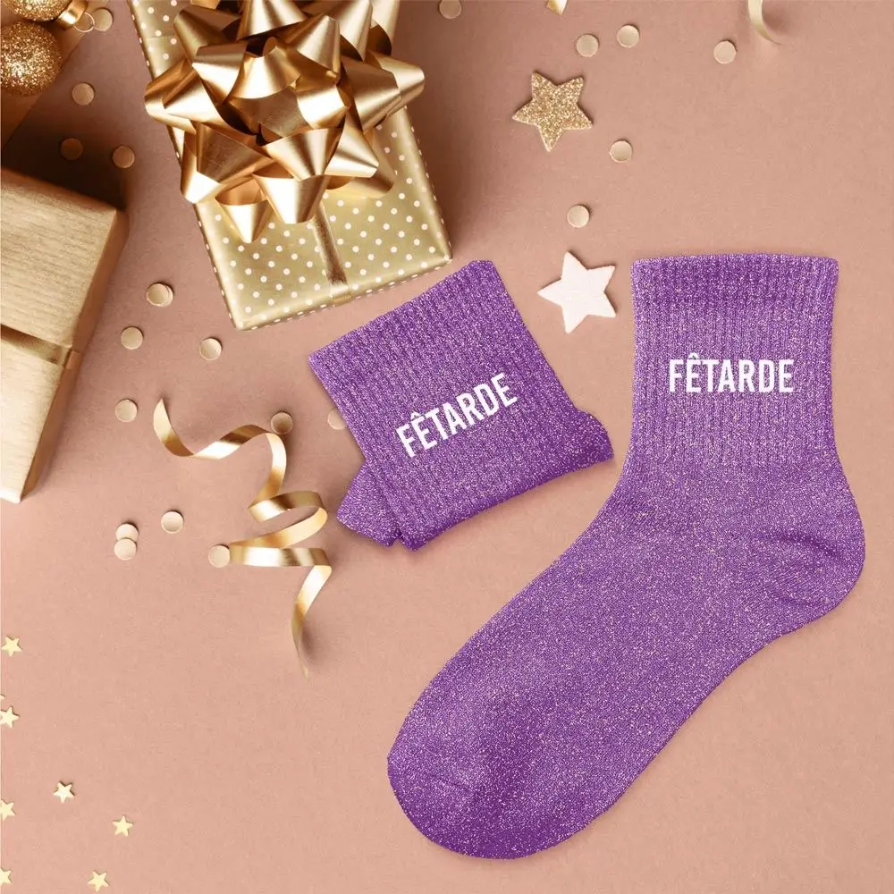 Sequined fetard socks - One size 36-42