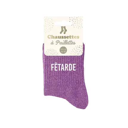Sequined fetard socks - One size 36-42