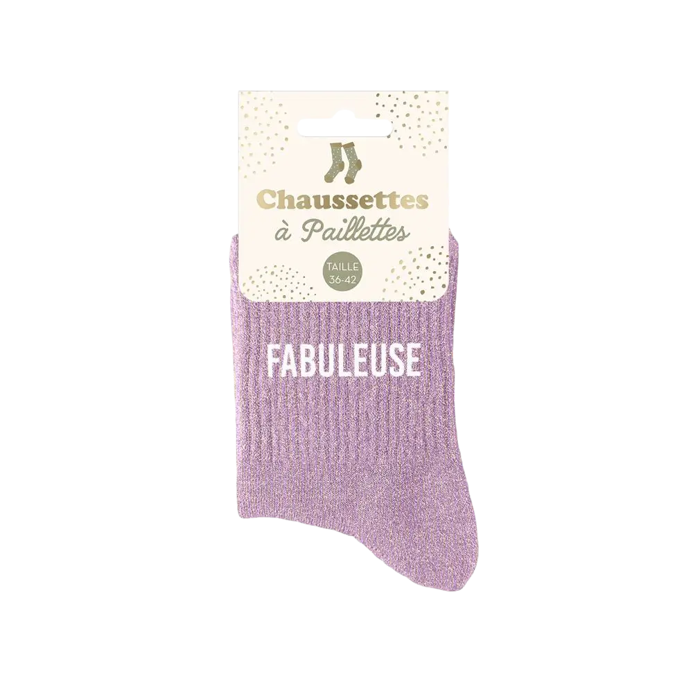 Fabulous glitter socks - One size 36-42