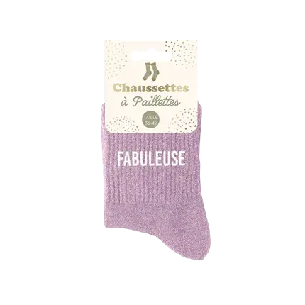Fabulous glitter socks - One size 36-42