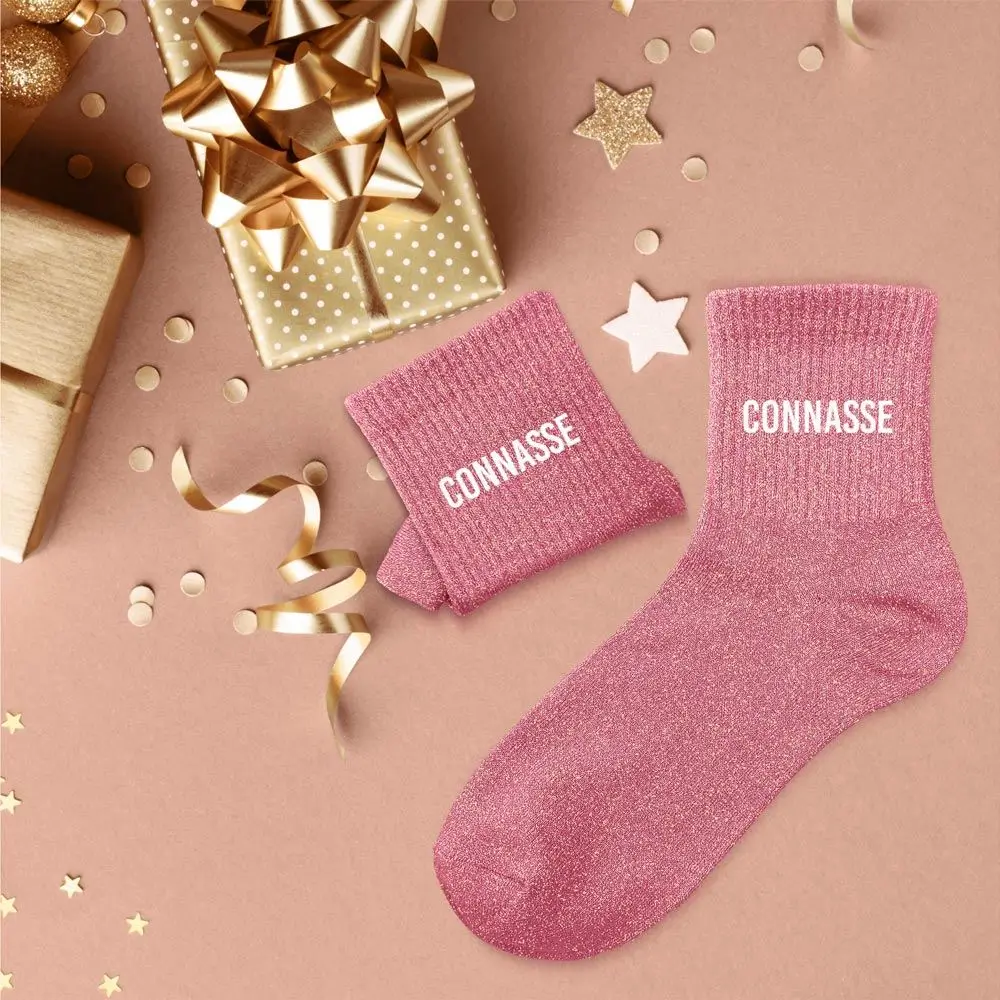 Glitter socks connasse - One size 36-42